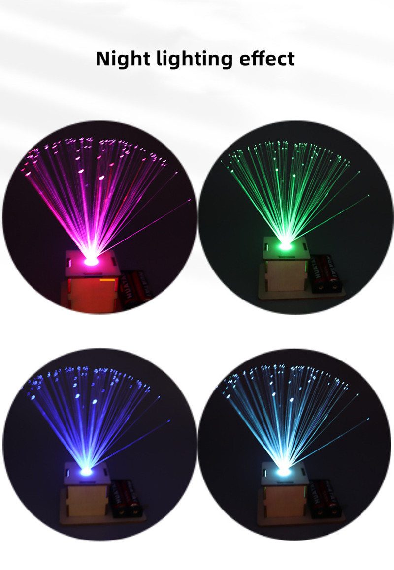 DIY Color Fiber Optic Light ST - Science Project Kit review and price